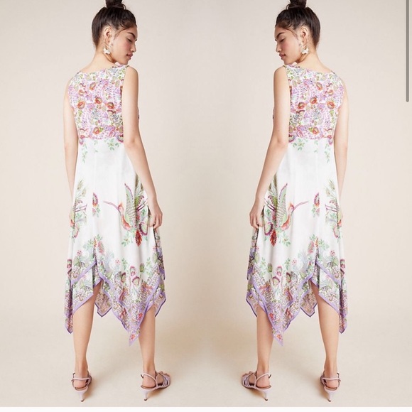 Anthropologie Analise Floral Midi Dress - Picture 3 of 9